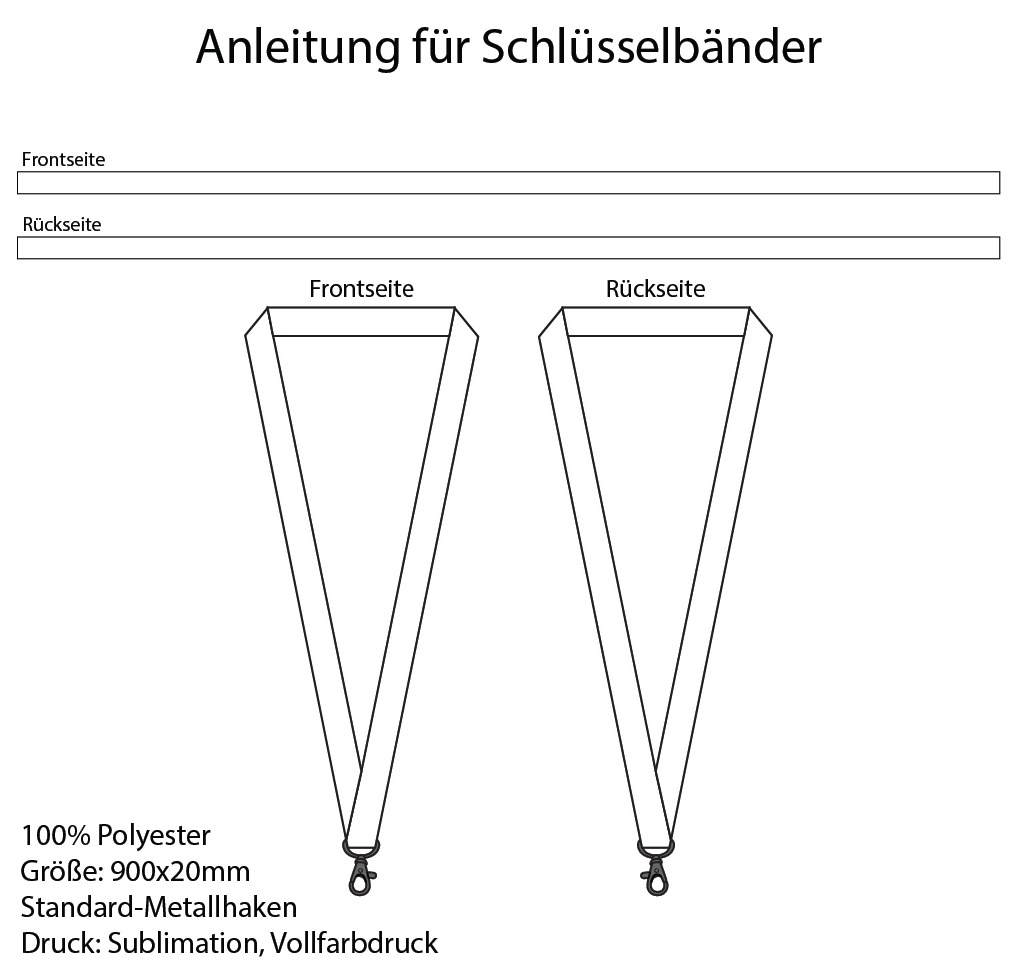 Vorlage Schlüsselbänder